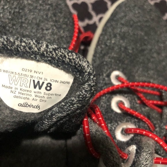 Allbirds Wool Runners Gray Athletic Running Shoe Womens Sz 8. - Picture 5 of 14